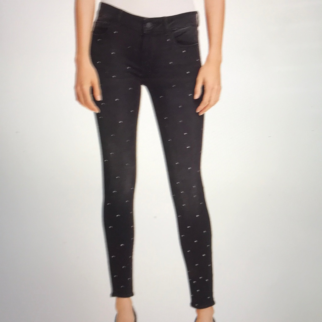 Dl1961 Emma Embellished Skinny Jeans